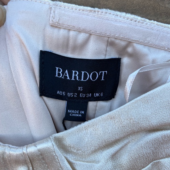 NWT Bardot corset top, cropped length, champagne color, size XS - Picture 2 of 9